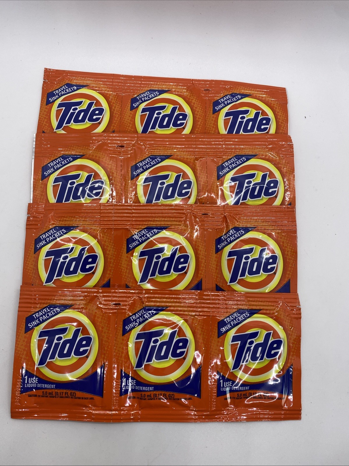 4-Tide Liquid Travel Sink Packets, (3 x 4.5 fl oz) 3-Count
