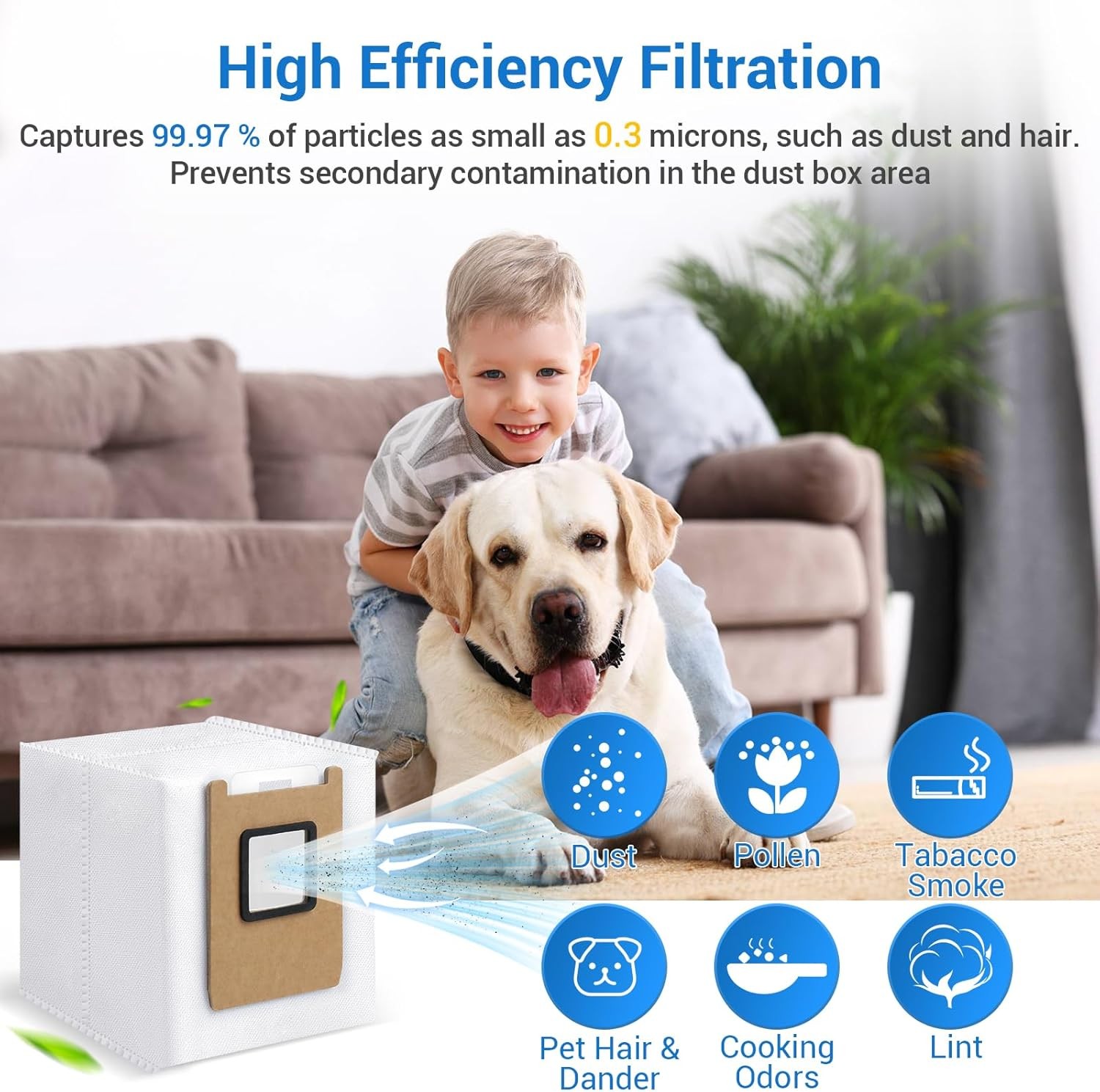 14 Pack Dust Bags for Eufy E20 E25 E28 C28 Compatible with Eufy E20 E28 E25 C28