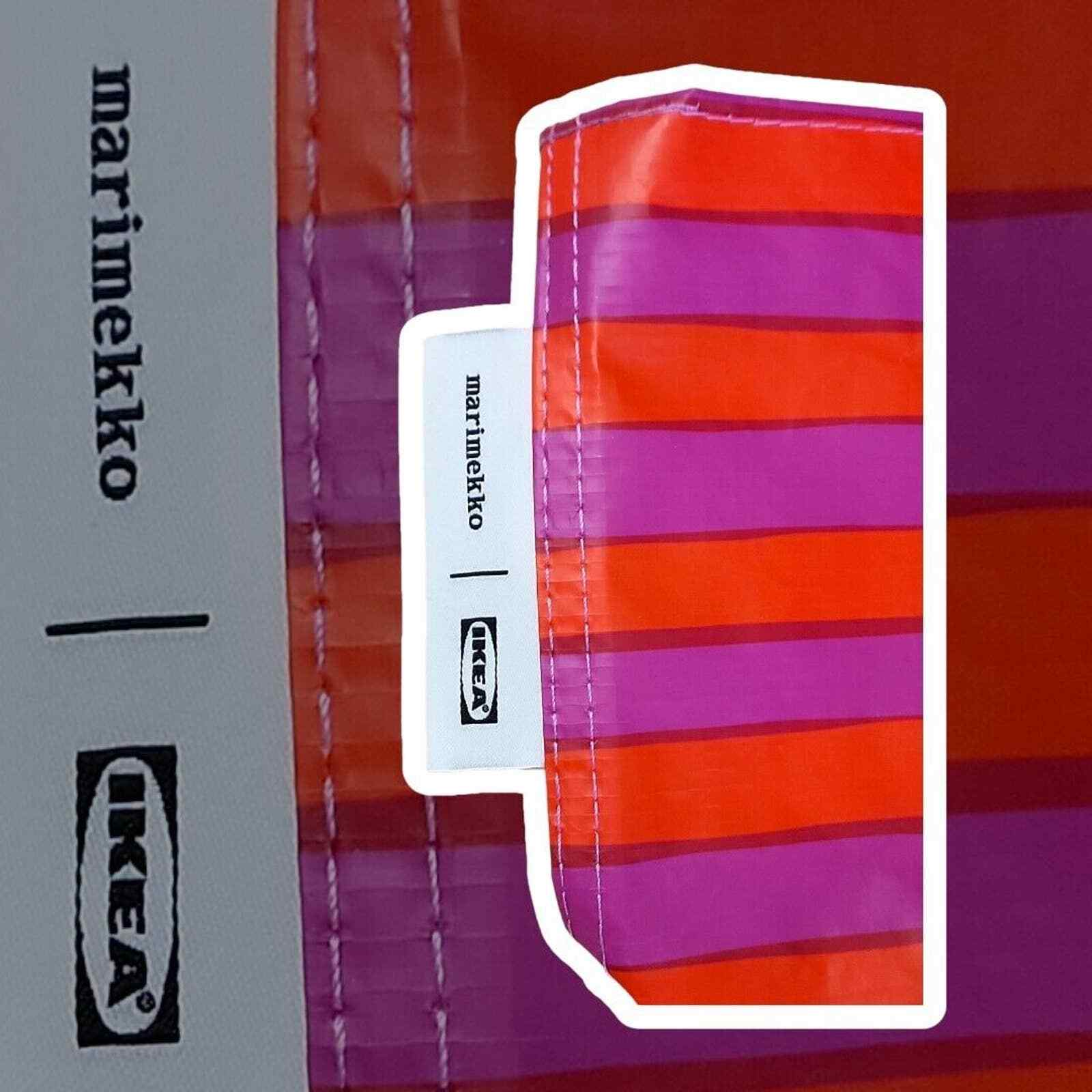 Marimekko ✕ IKEA BASTUA Reusable Shopping Bag, Pink ** LIMITED EDITION ** NWT