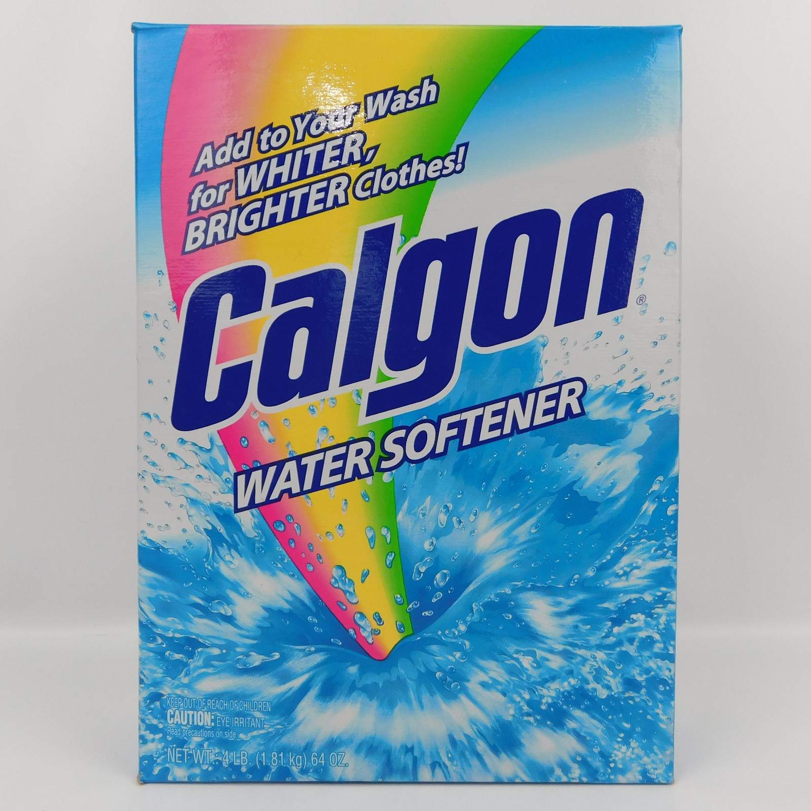 Calgon Water Softener Loose Powder Box 4lb 64oz Discontinued NOS Sealed