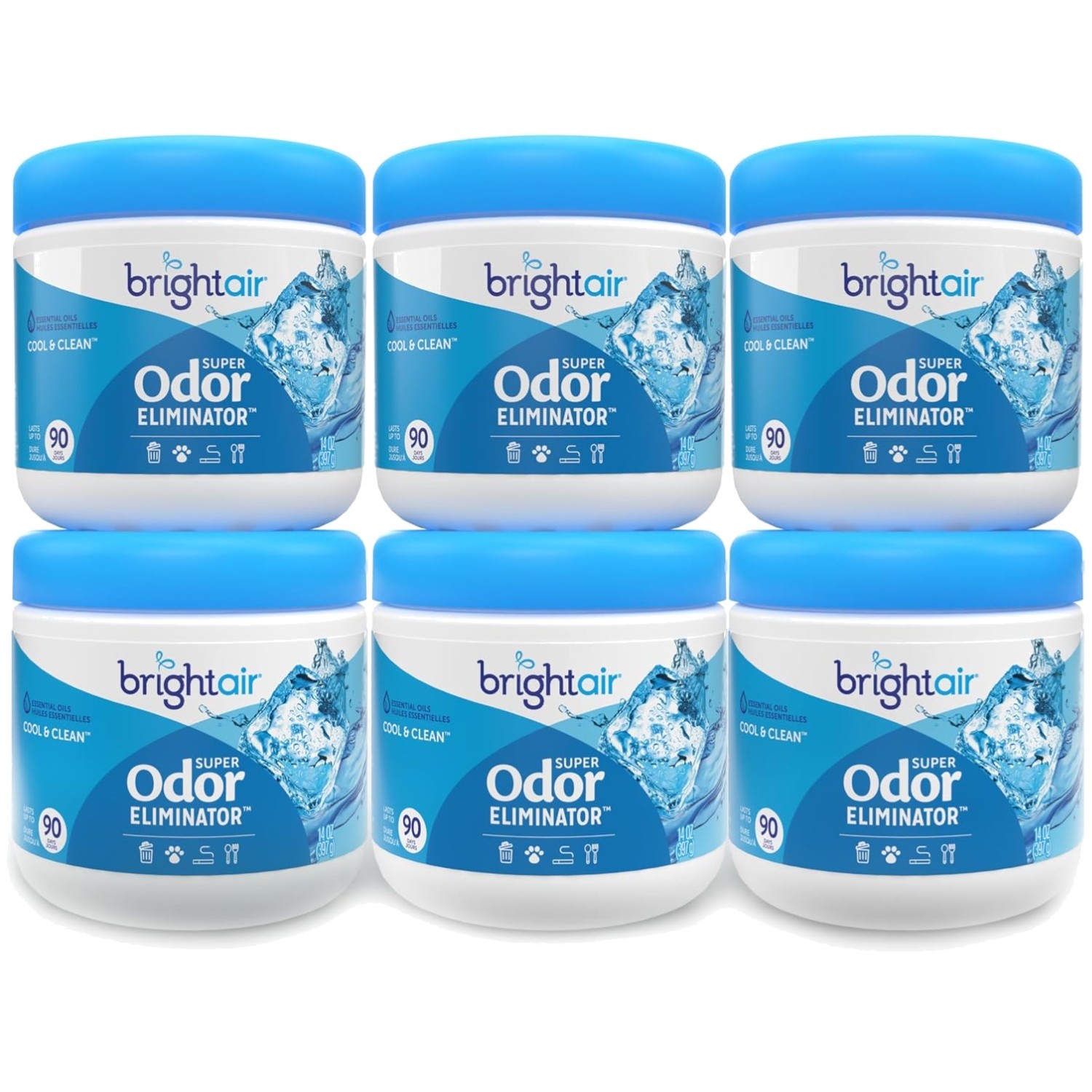 14 oz. Super Odor Eliminator – 6-Pack, Freshens Medium Spaces for 90 Days