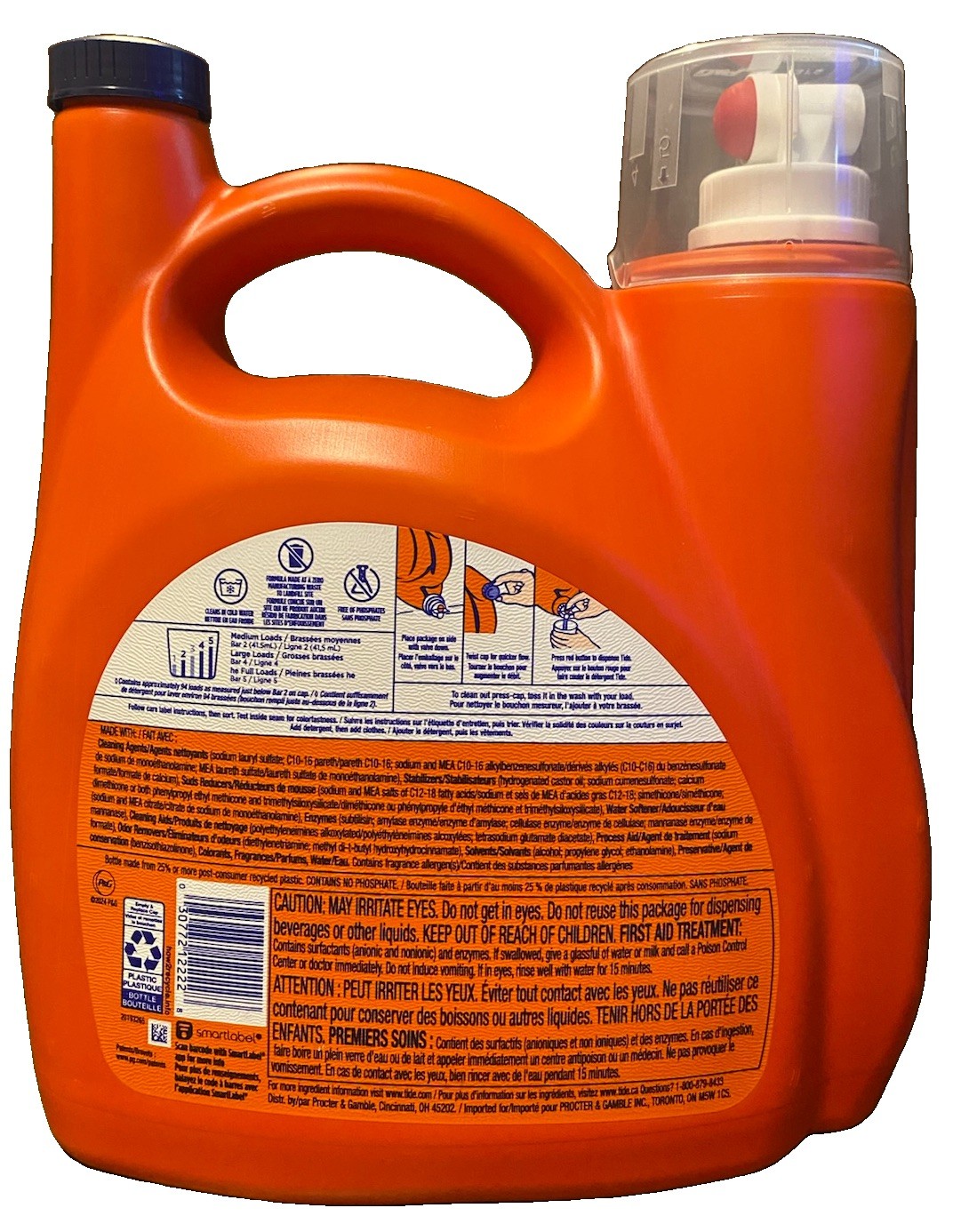 Tide Botanical Rain Liquid Laundry Detergent 132 Oz – Discontinued Scent – HTF!