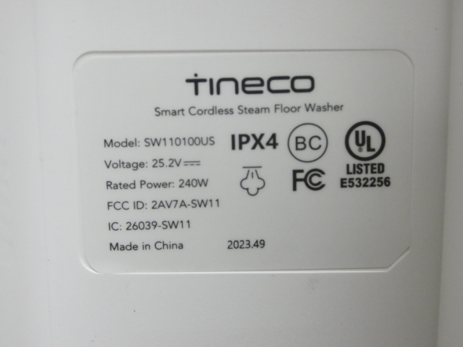 Tineco SW110100US Floor One S7 Smart Cordless Steam Floor Washer