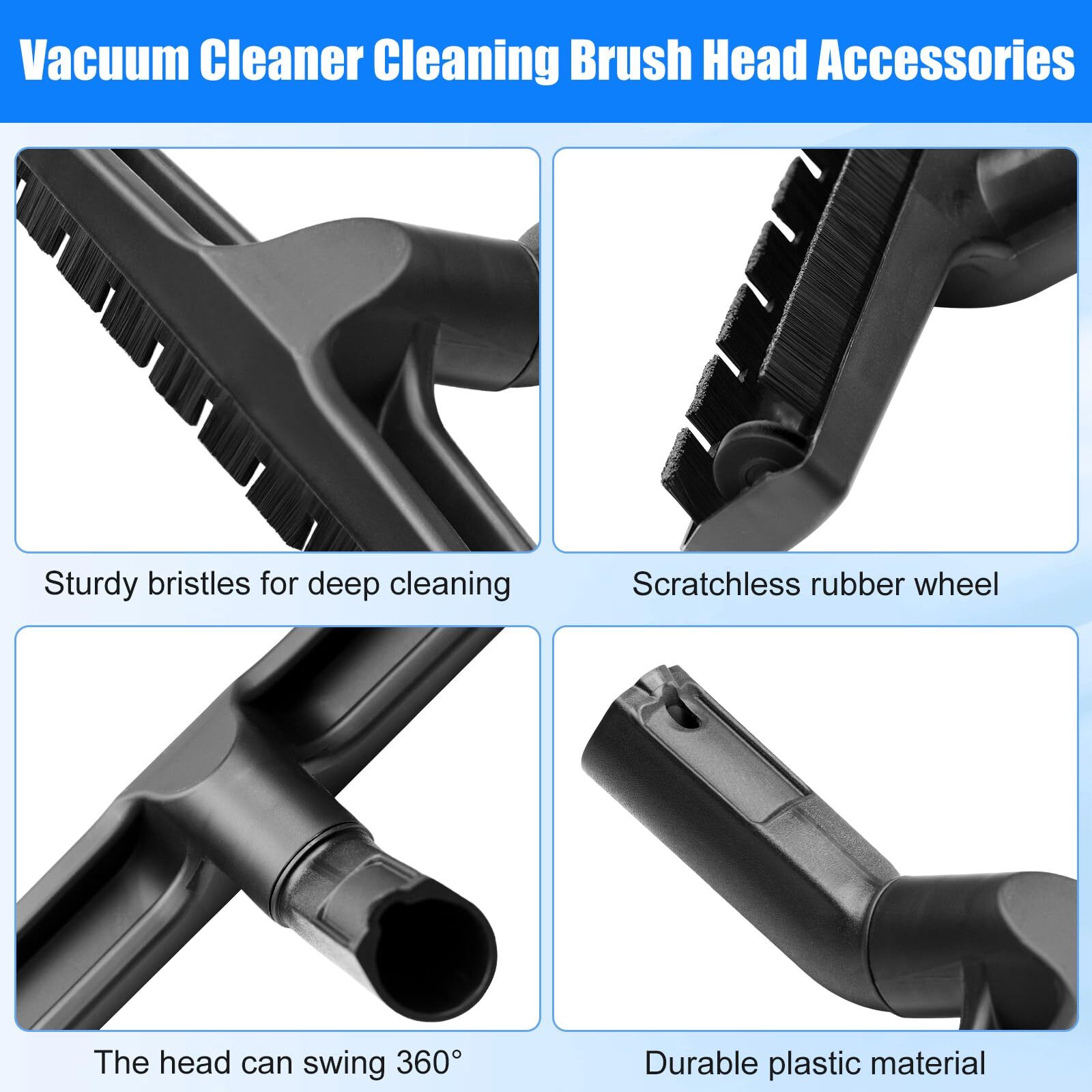 12-Inch Vacuum Floor Brush For Rainbow Vacuum Replacement Parts360°Swivel vac…