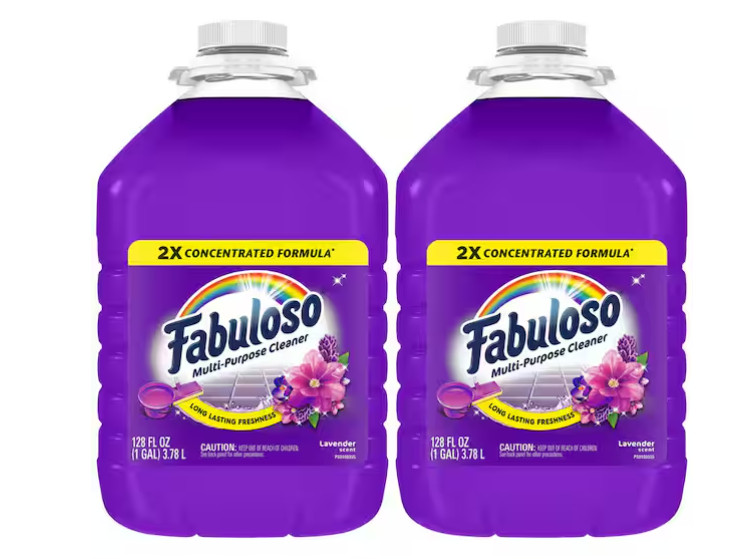 Fabuloso Lavender 2X Concentrated Multi-Purpose Cleaner, 128 oz (2-Pack)