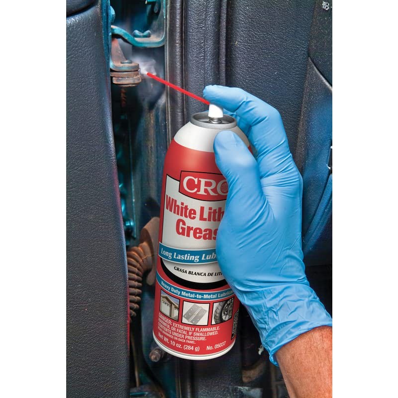 CRC 1750880 White Lithium Grease with NLGI Approval 10 oz. (Pack of 12)