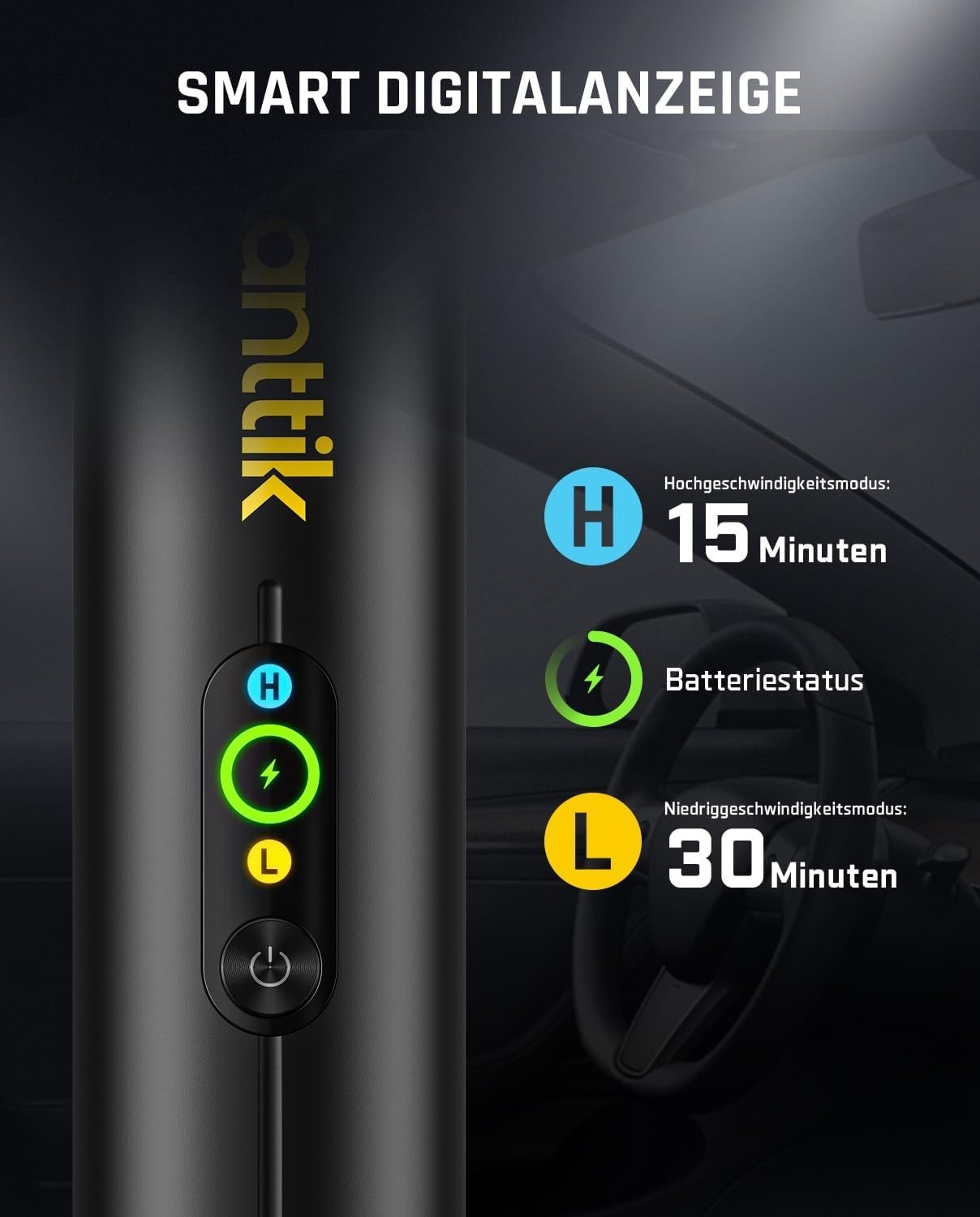 Fanttik Slim V10 APEX Cordless Car Vacuum, 4-in-1 Portable Mini Handheld Vac, 19