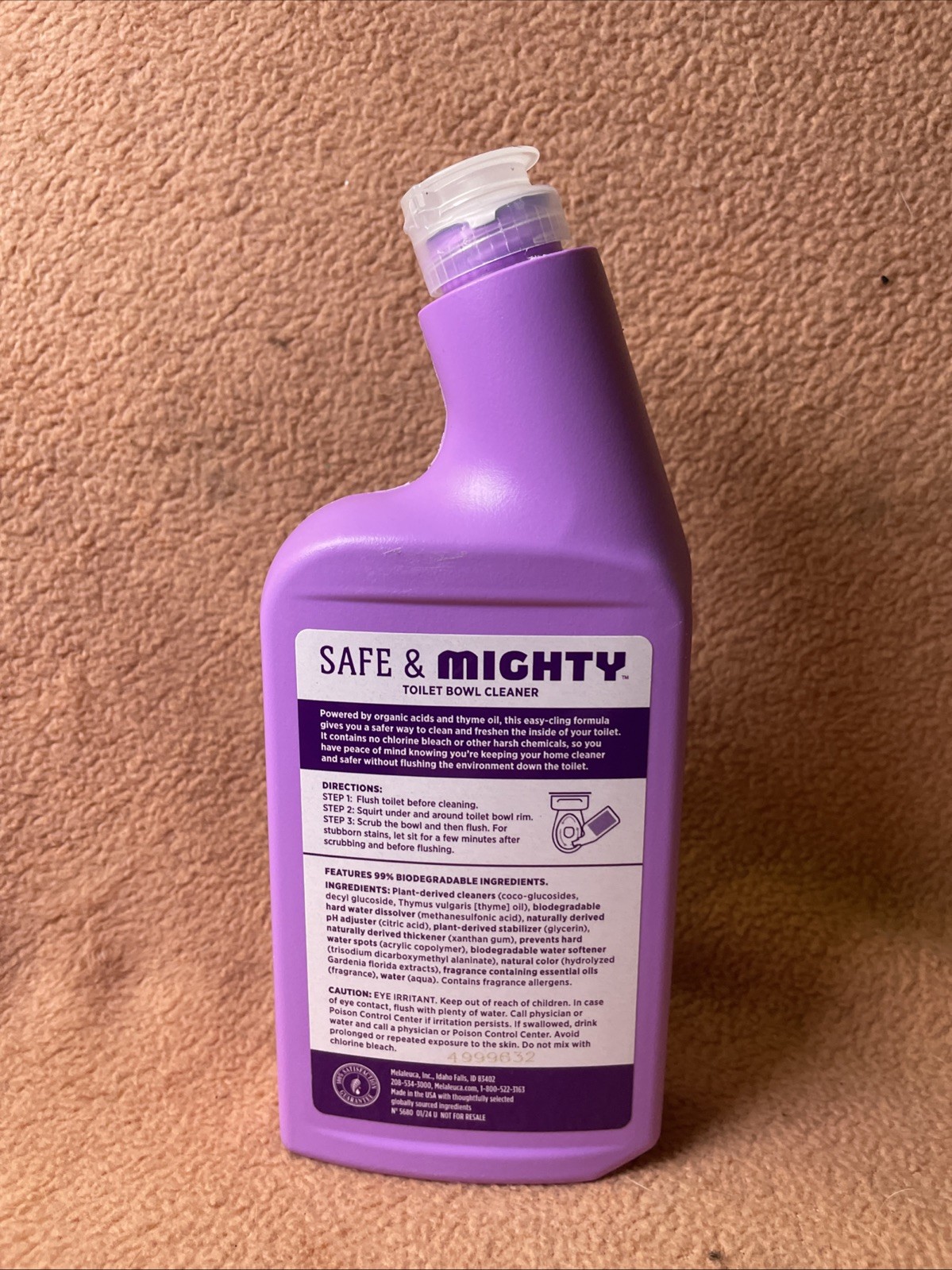 Melaleuca Ecosense Safe And Mighty Toilet Bowl Cleaner 18 Oz