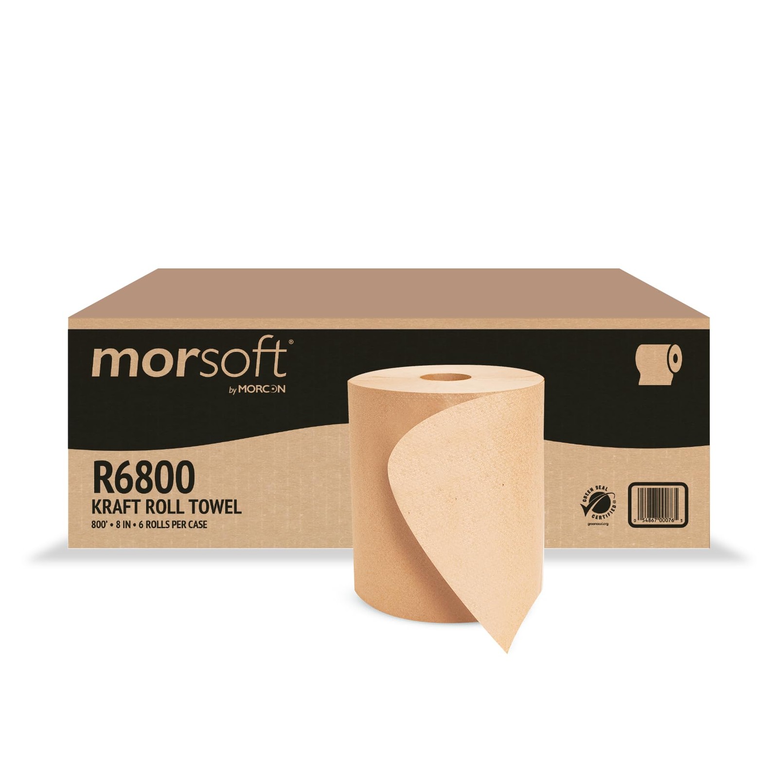 Morsoft by Morcon Paper R6800 Universal Hardwound Roll Towels, 100% Recycled …