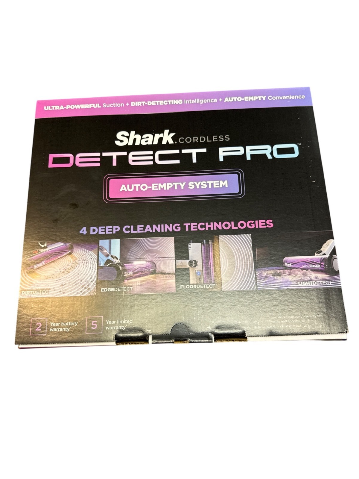 Shark Cordless Detect Pro Auto Empty System with QuadClean Multi Surface 1W3551