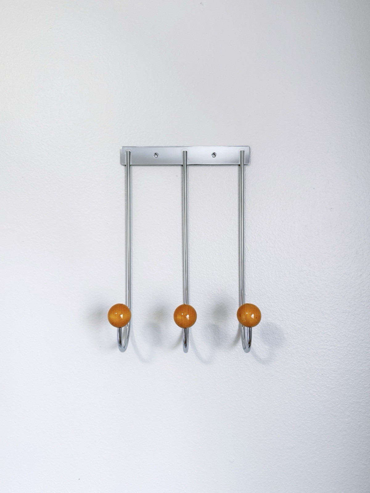 Mid Century Modern Metal Coat Rack Wall Hooks Entryway Organizer Minimalist