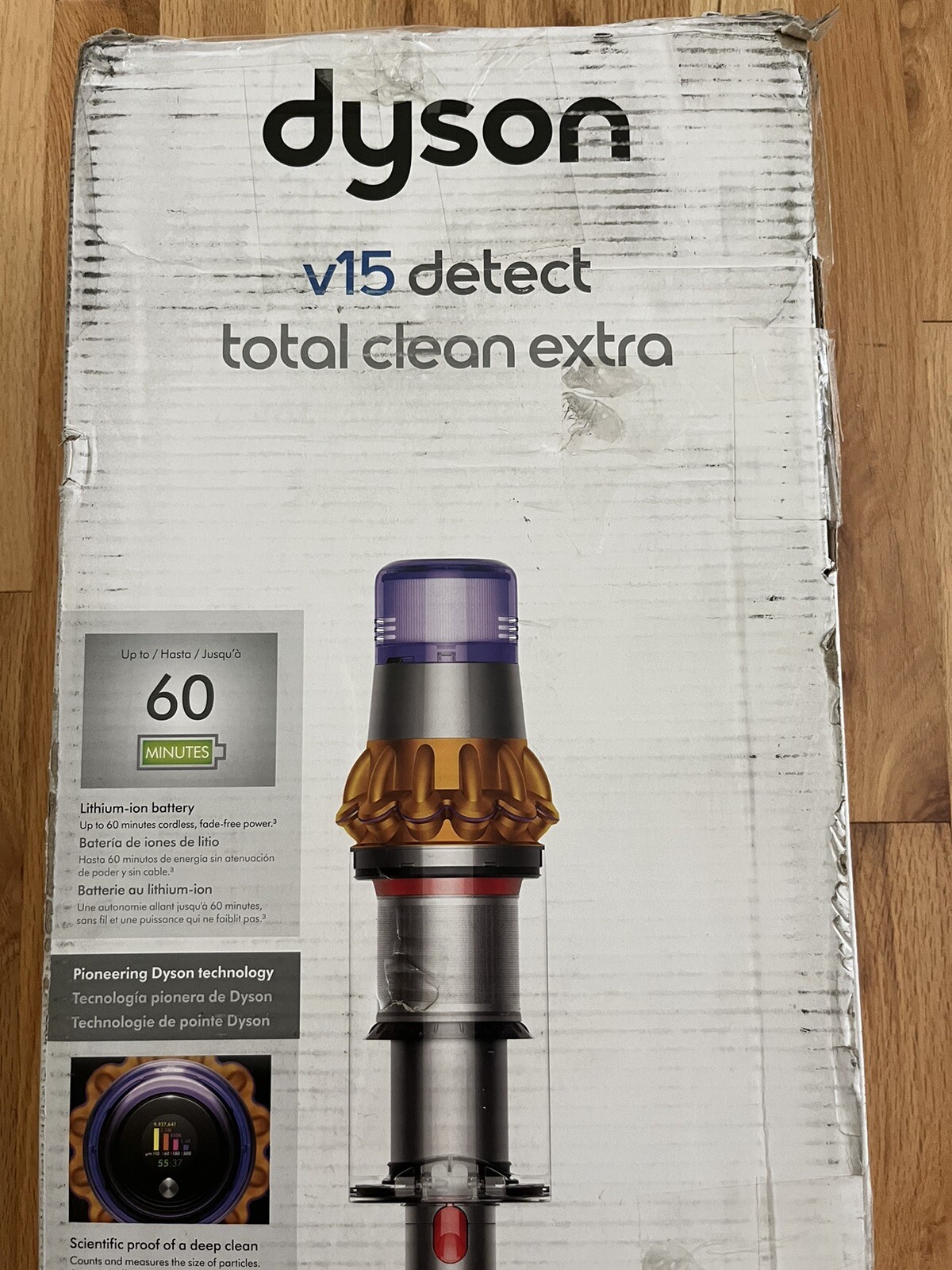 Dyson V15 Detect Total Clean Extra Cordless Vacuum Cleaner w/$100 In Tools New!