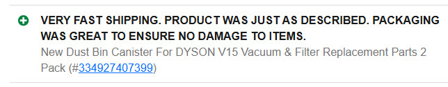 NEW OEM Dyson V15 Vacuum Dust Bin Canister Replacement Part