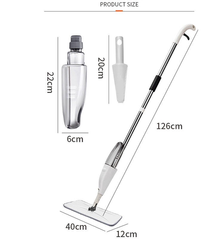 Spray Mop for Floor Cleaning with 1 Washable Pads, Wet Dry Microfiber Mop