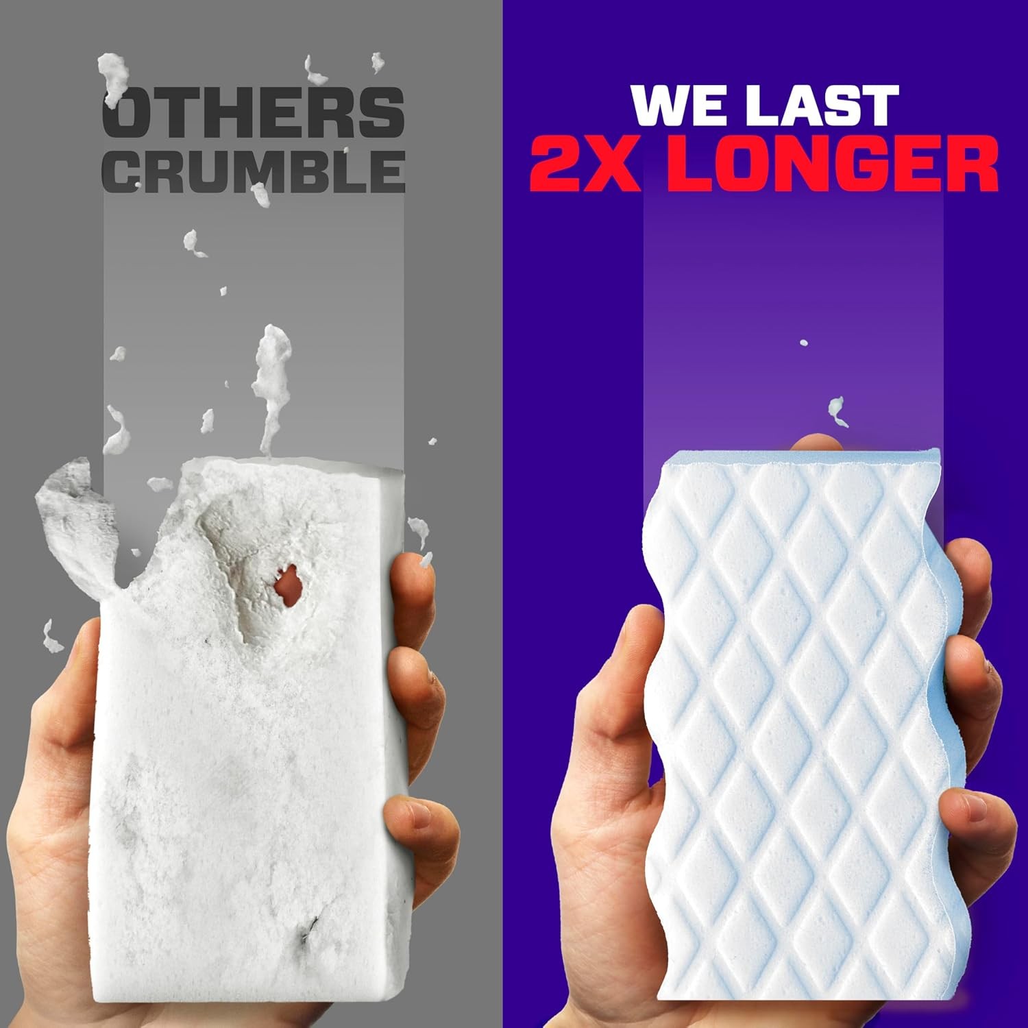 Magic Eraser Sponge, All Purpose Cleaner, Cleaning Scrubber, Wall, Sneaker,