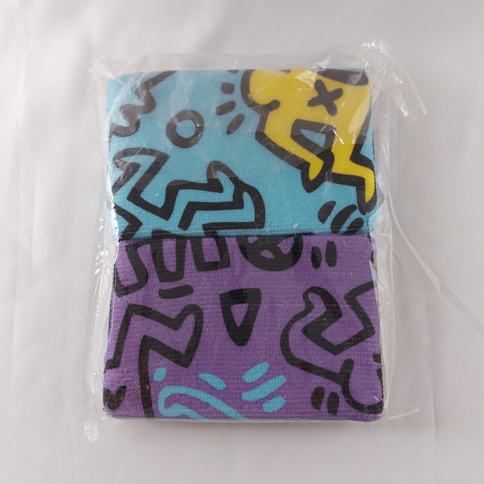 Keith Haring Pop Art Cleaning Sponges Design Kitchen Decor Casabella Set Of 2
