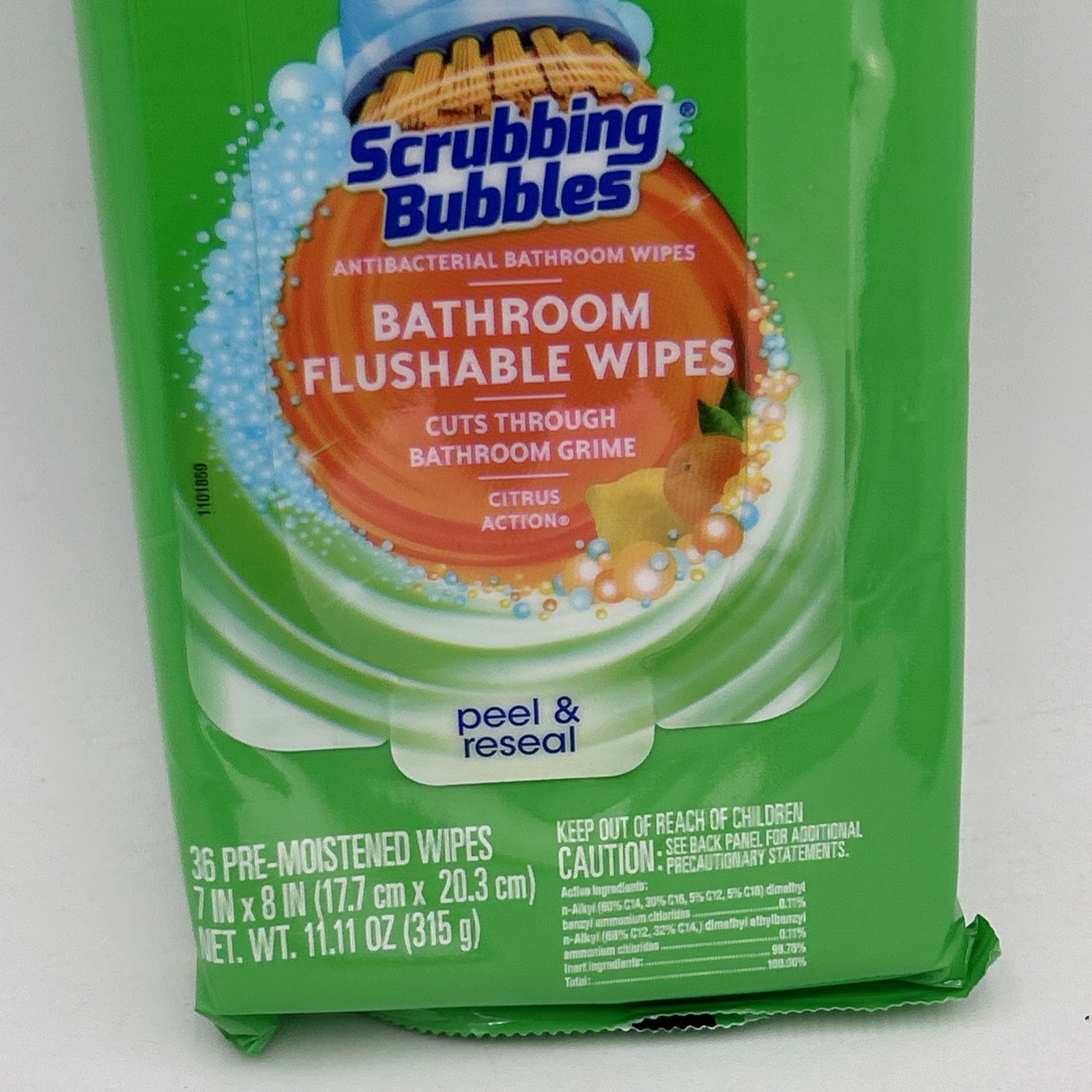 2 PACK Scrubbing Bubbles Bathroom Flushable Wipes 36 count DISCONTINUED