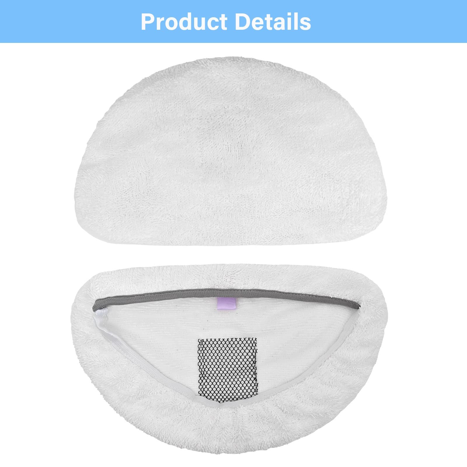 12 Pack 1940 Steam Mop Replacement Pads for Bissell Powerfresh Steam Mop 1940 14
