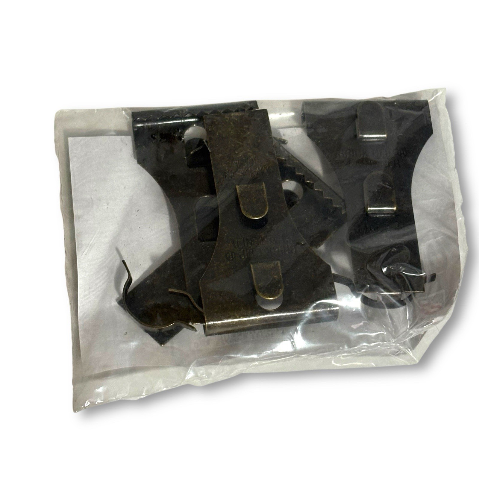 4 Metal Brick Wall Clip Fastener Hooks – Holds Up to 25 Pounds Holiday Joy