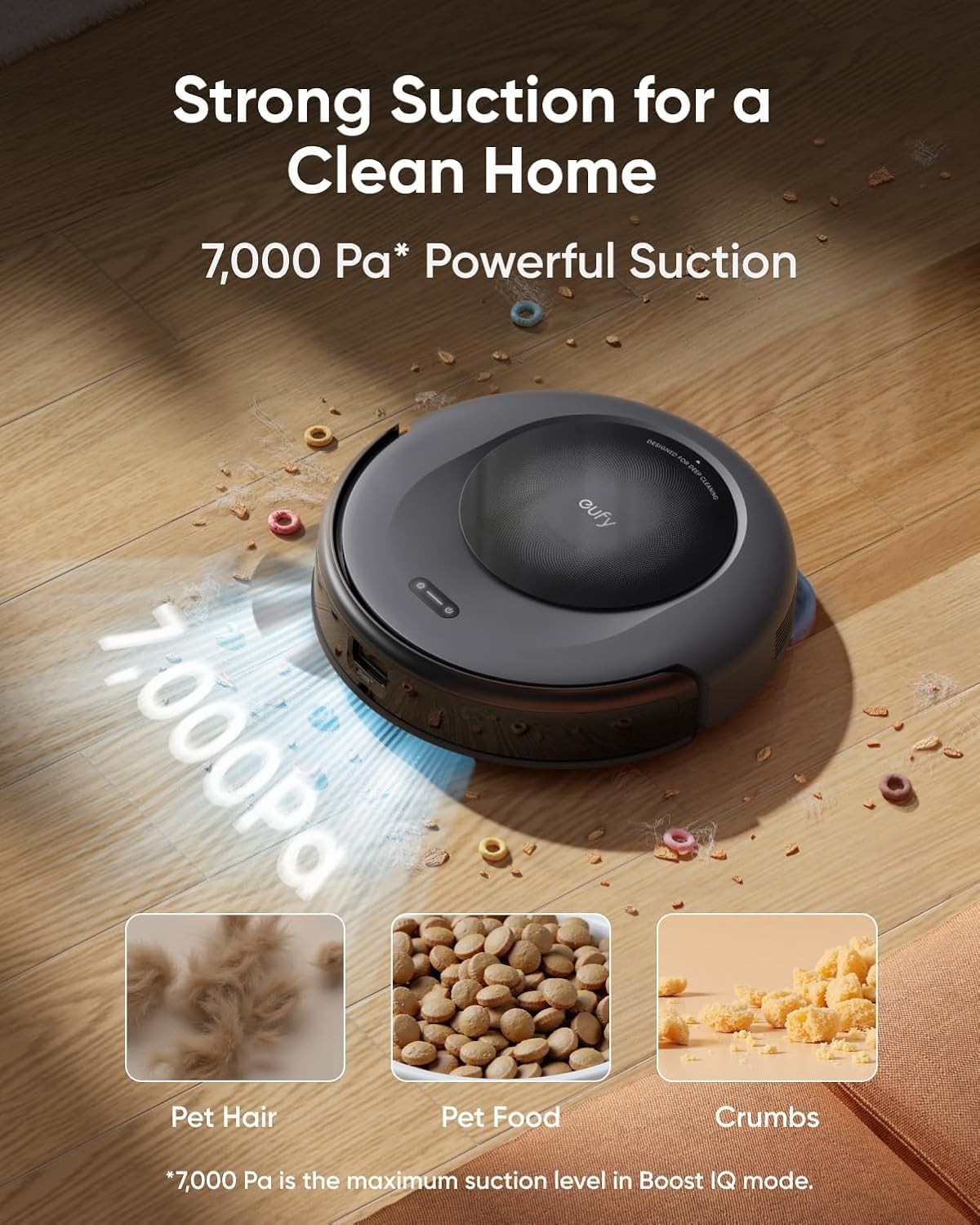 eufy Robot Vacuum and Mop Combo C20 + Cleaning Solution-Certified Refurbished