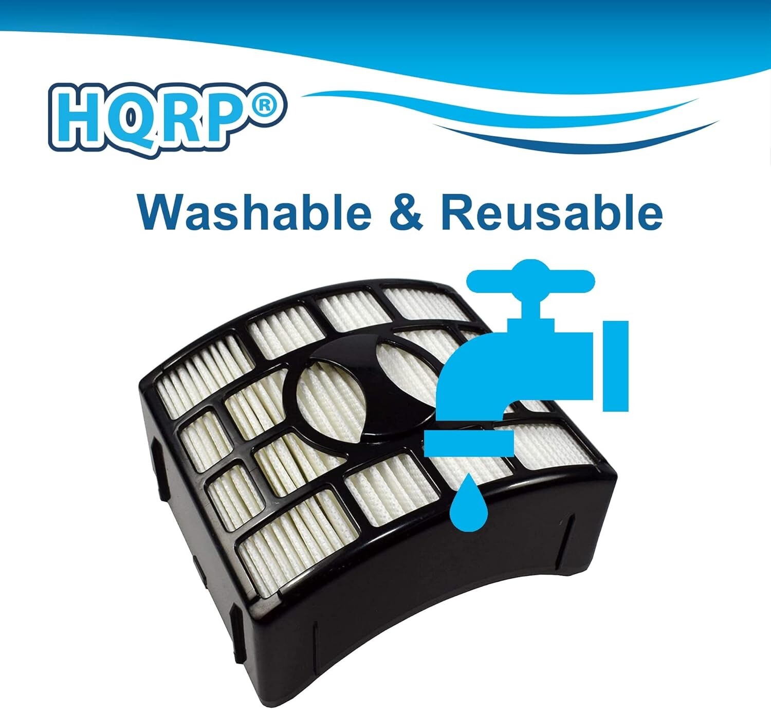 2-Pack Post-Motor HEPA Filter for Shark DuoClean NV600 NV770 NV771 UV700 Vacuum