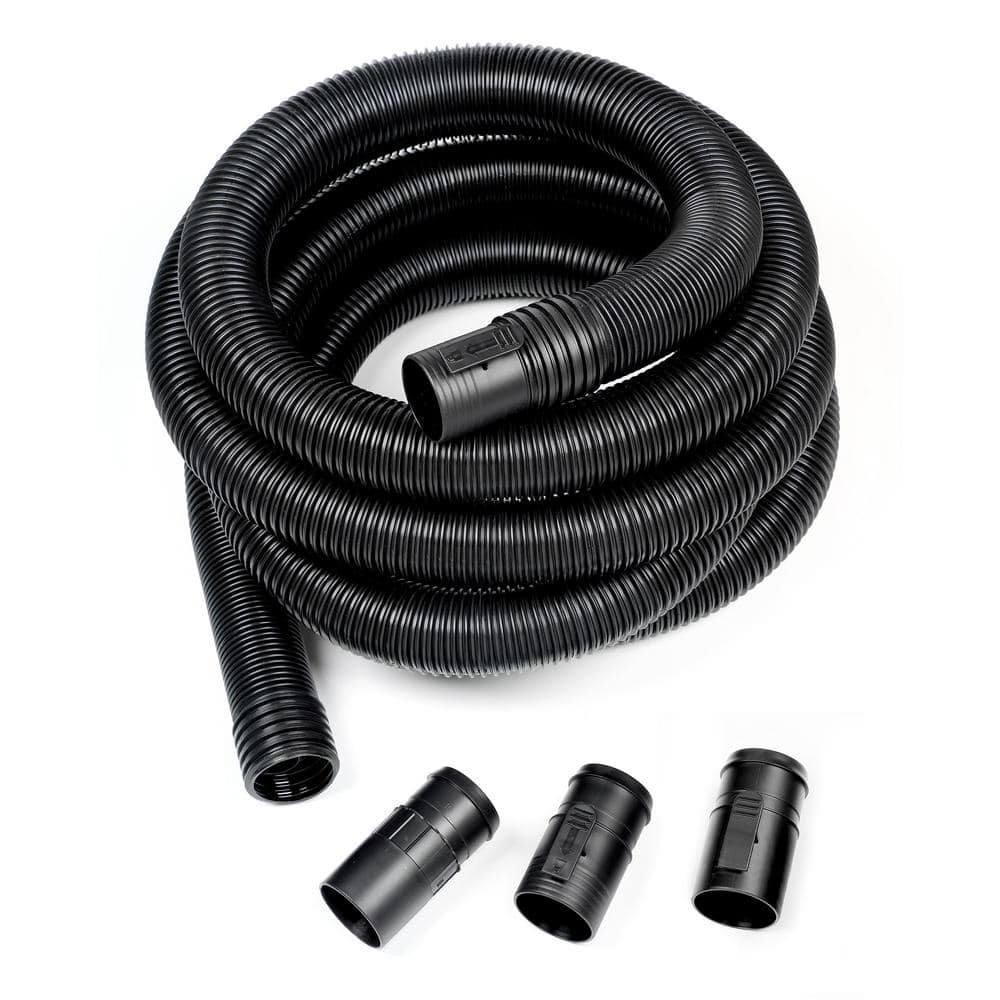 2-1/2 In. X 13 Ft. Dual-Flex Tug-A-Long Locking Vacuum Hose for RIDGID Wet/Dry S