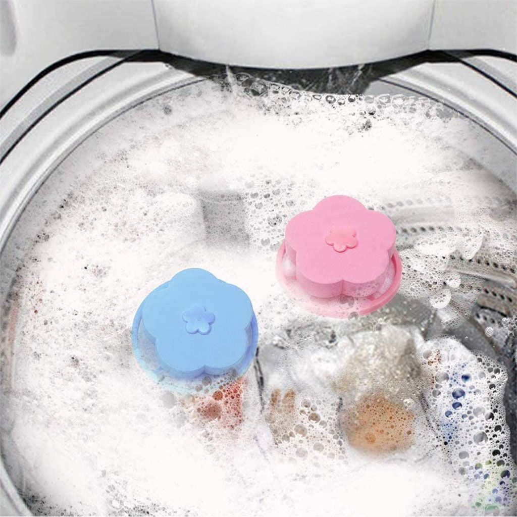 1-10x Floating Pet Fur Catcher Laundry Lint Pet Hair Remover For Washing Machine