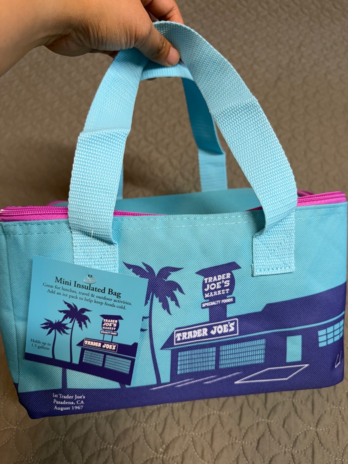 trader joes mini insulated bag(pick what color)
