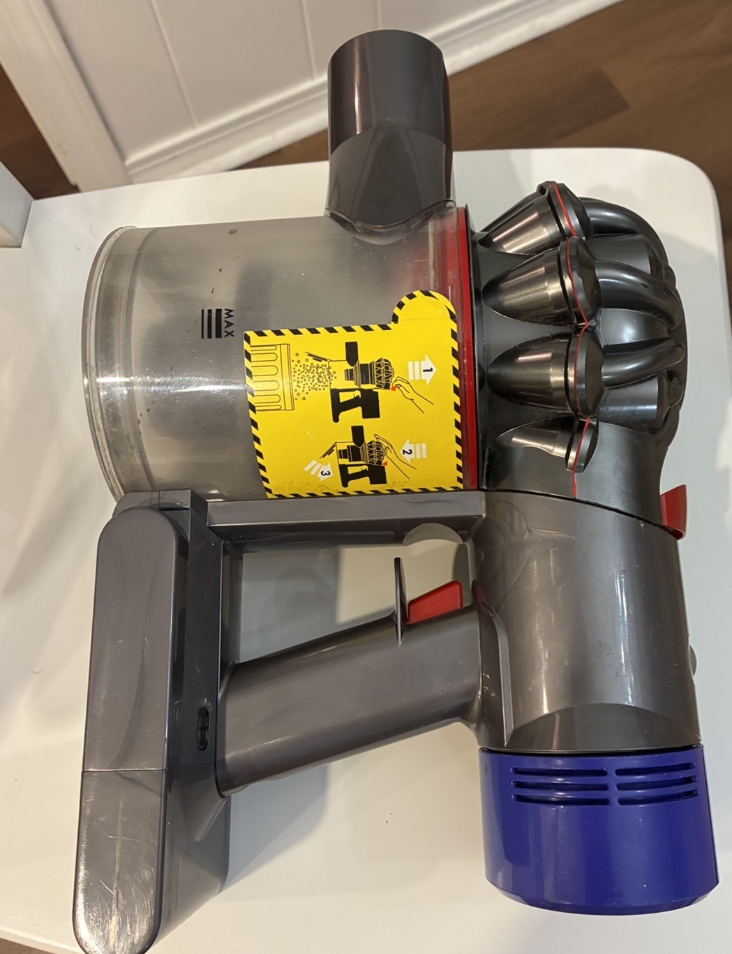 Dyson SV10 Motorhead Cordless Vacuum Motor Body Only Working *Battery Poor*