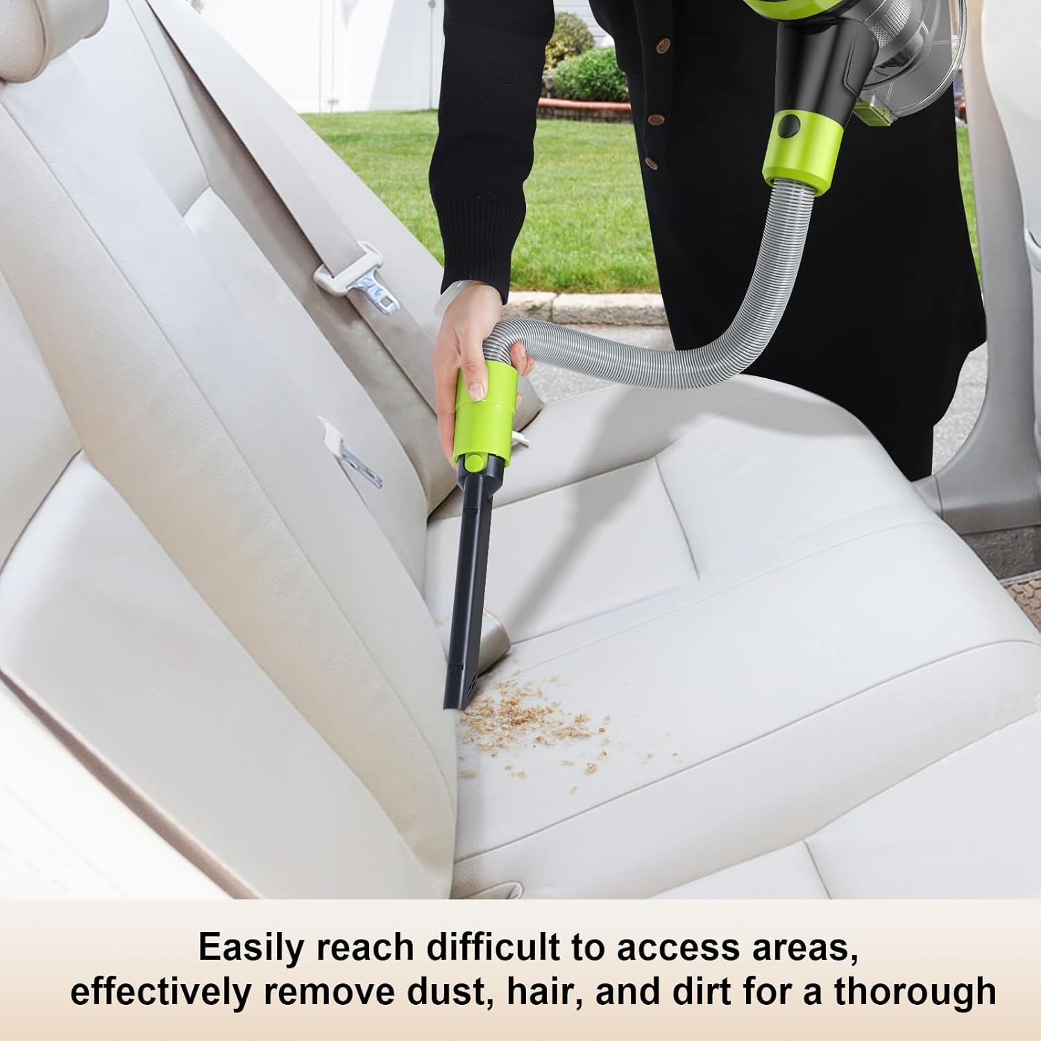 23Ft Corded Vacuum Cleaner,2 Operation Mode Powerful Suction Stick,19”-30”