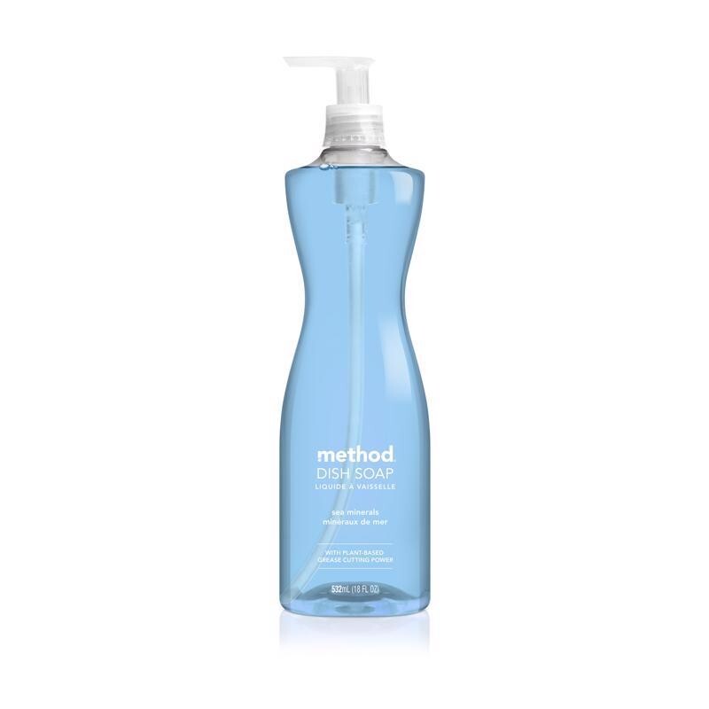 2~ Method Sea Mineral Scent Liquid Dish Soap 18 oz Plant Based & Cruelty Free