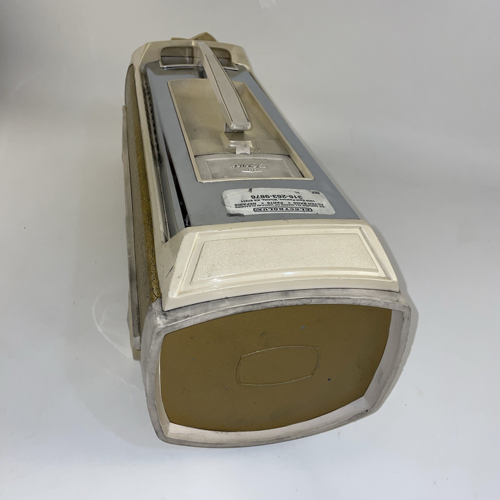 VTG Gold Electrolux SUPER J Canister Model 1401–Tested-See Pictures for Conditio