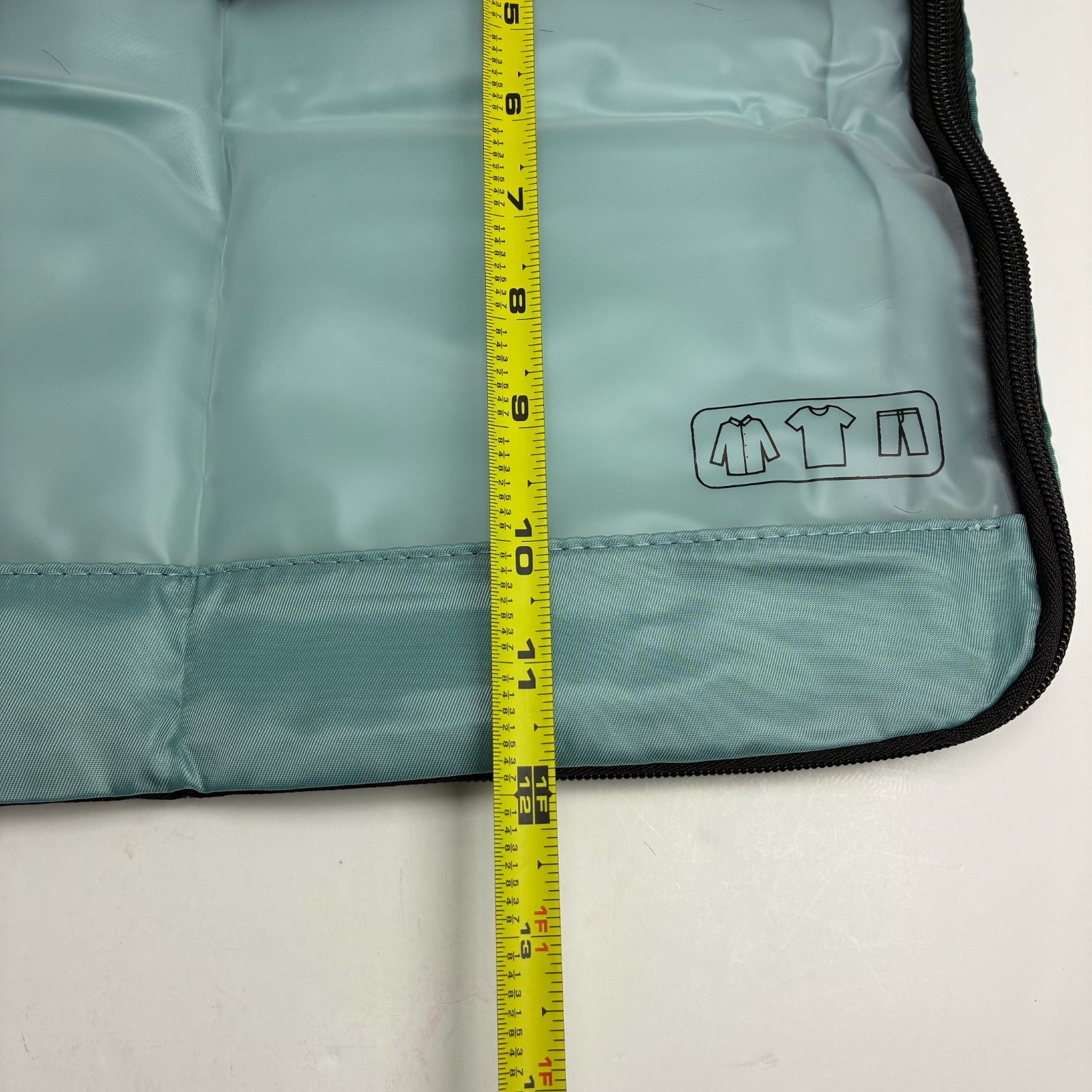 Compression Packing Cubes Set Travel Organizer Bags Luggage Storage Mint Green