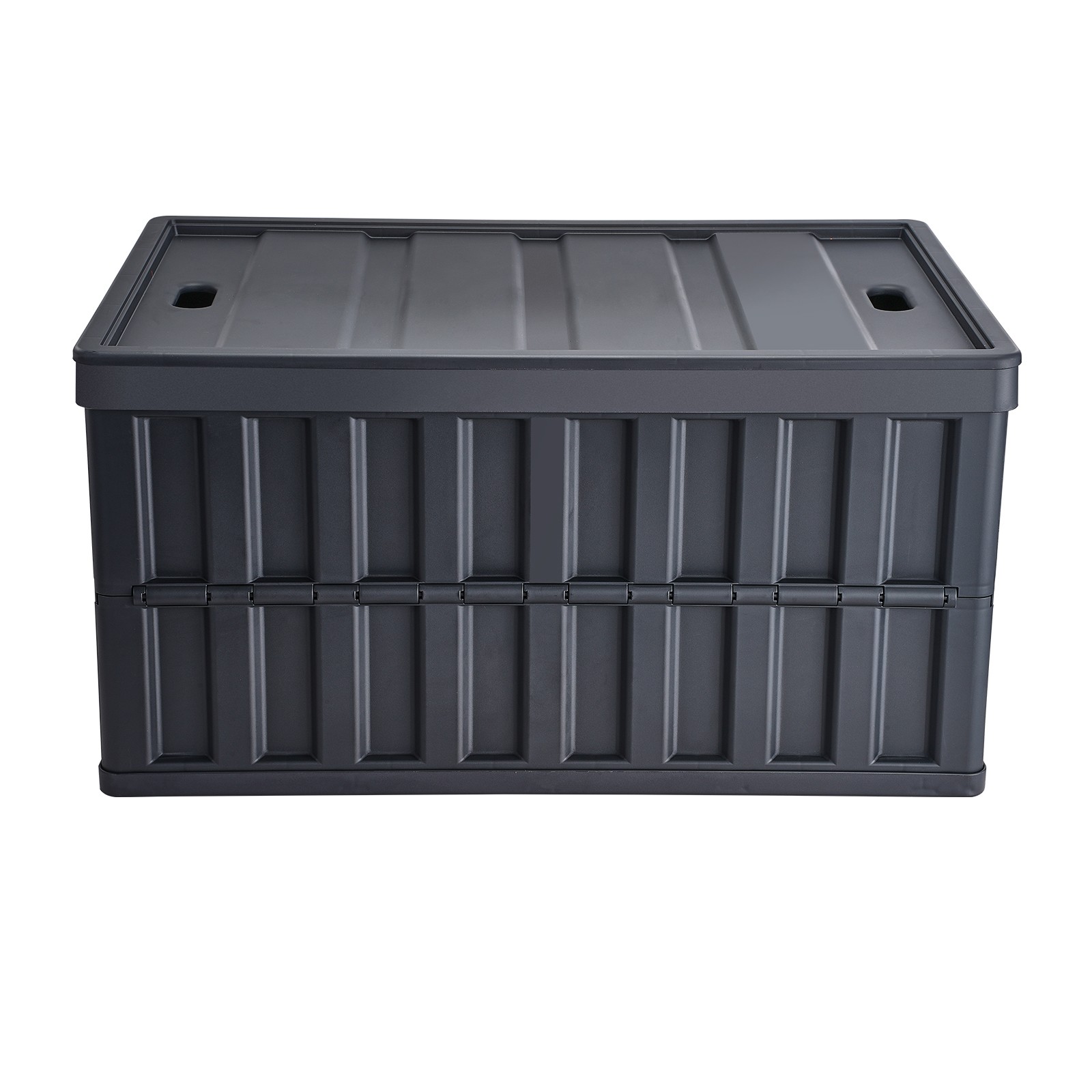 VEVOR Collapsible Storage Bins with Lids Folding Stackable Containers 65L 3-Pack