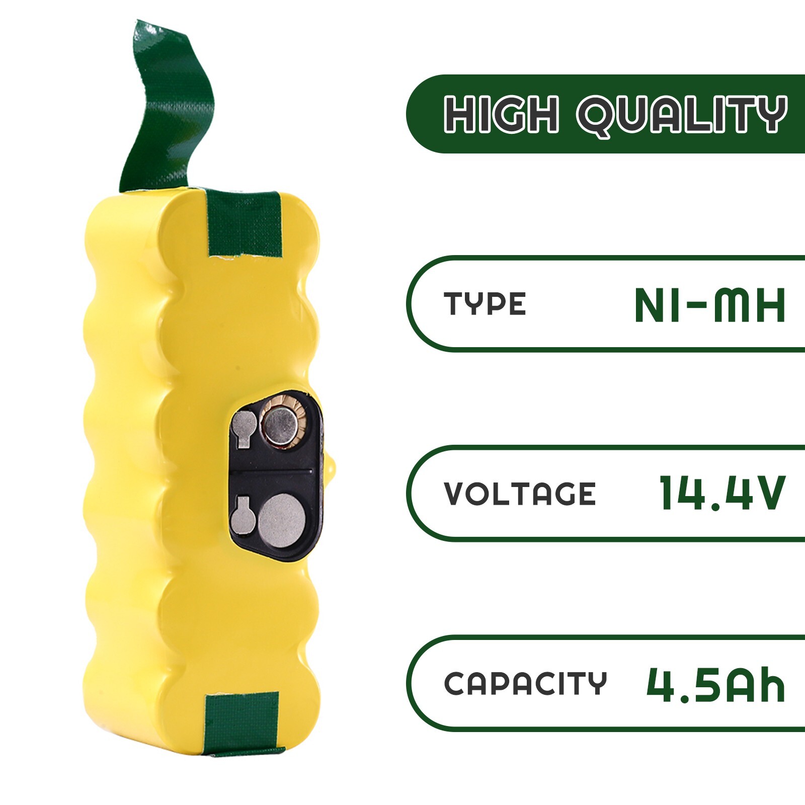 14.4V Battery for IROBOT ROOMBA 500 530 700 600 Series Ni-MH 540 770 630 800 900