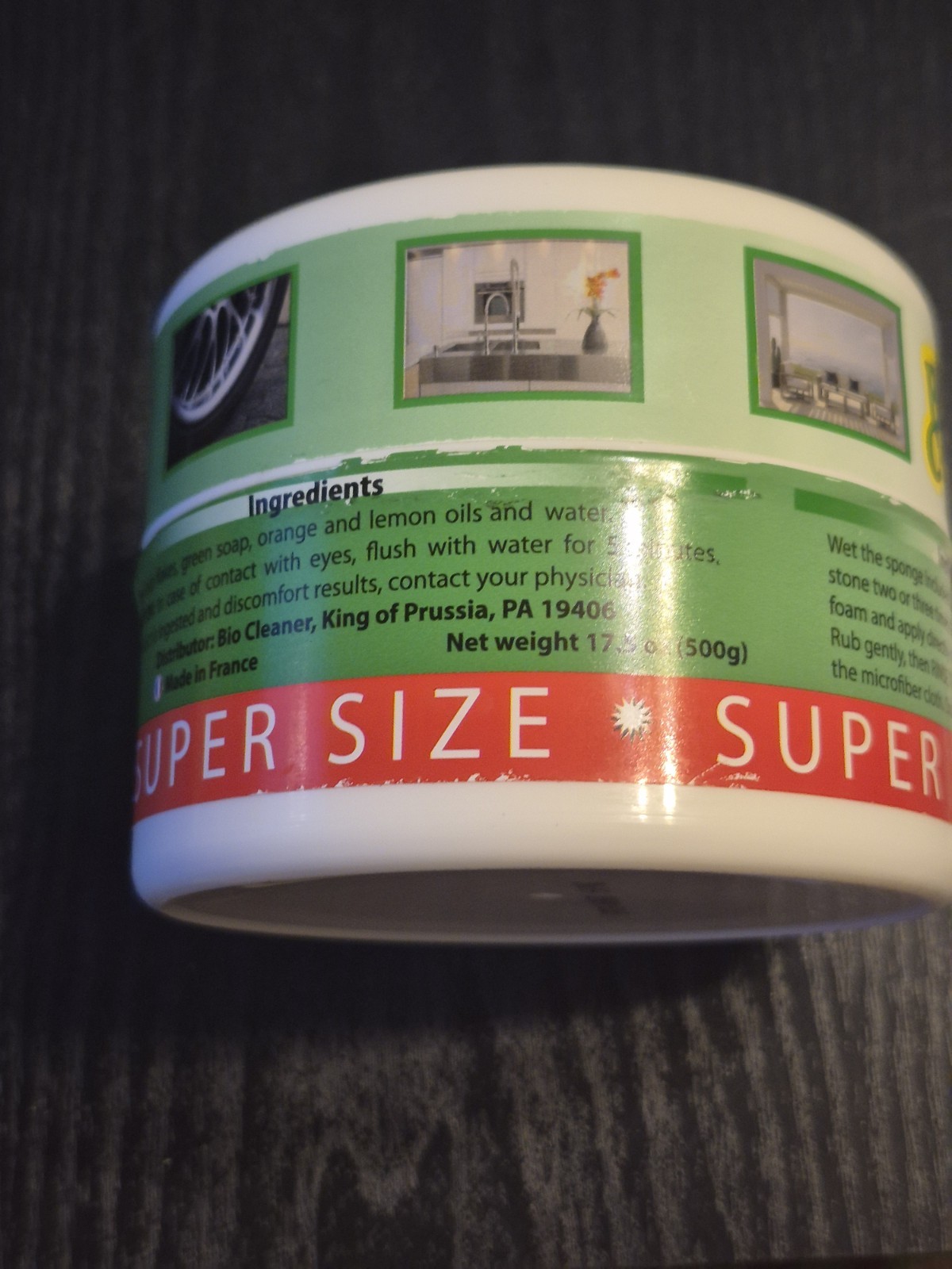 Bio Cleaner Citrus Natural Multi-Purpose Cleaner 17.5oz Super Size No Sponge