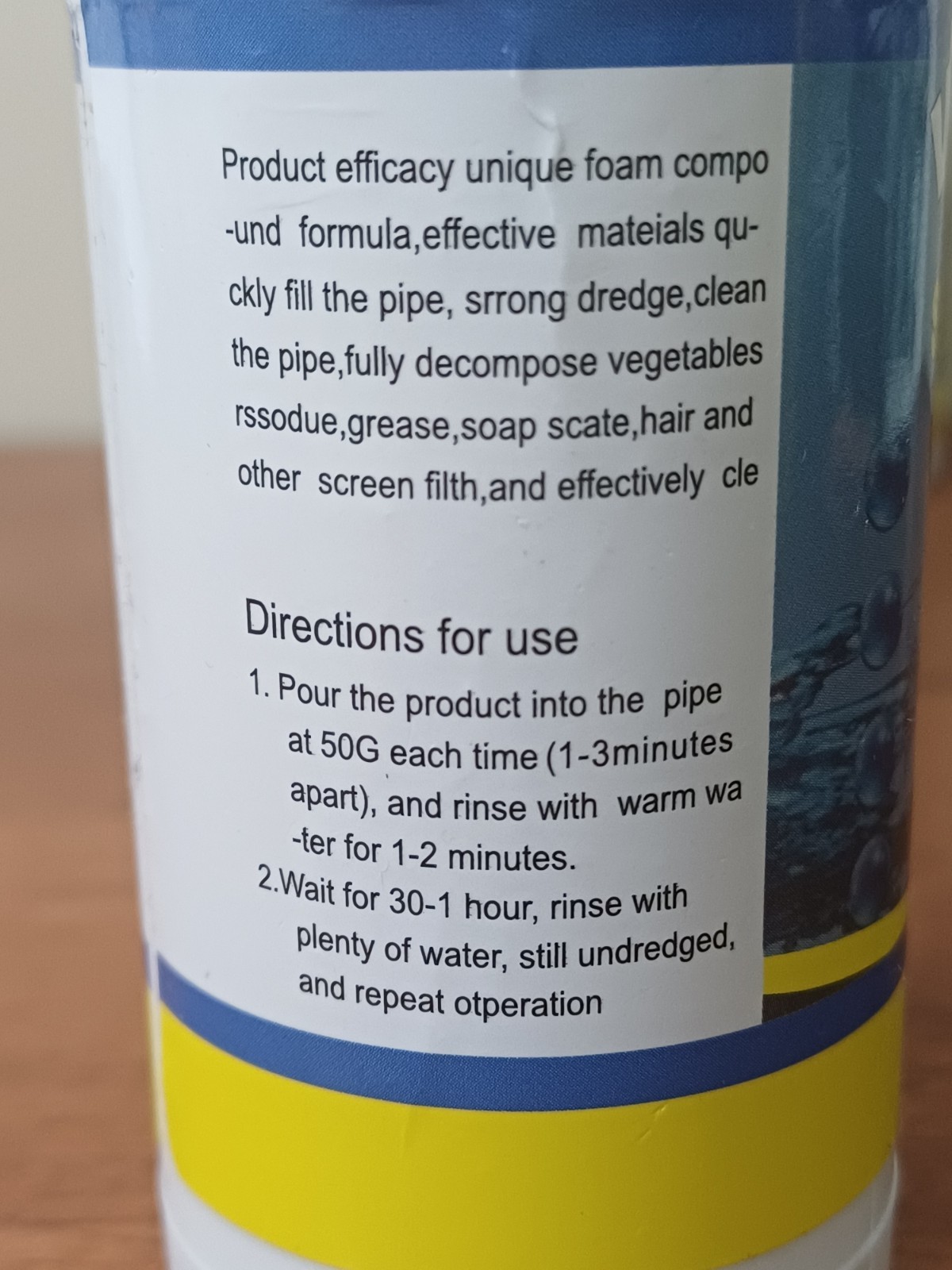 3 Wild Tornado Powerful Sink & Drain Cleaner High Efficiency Clog Removal