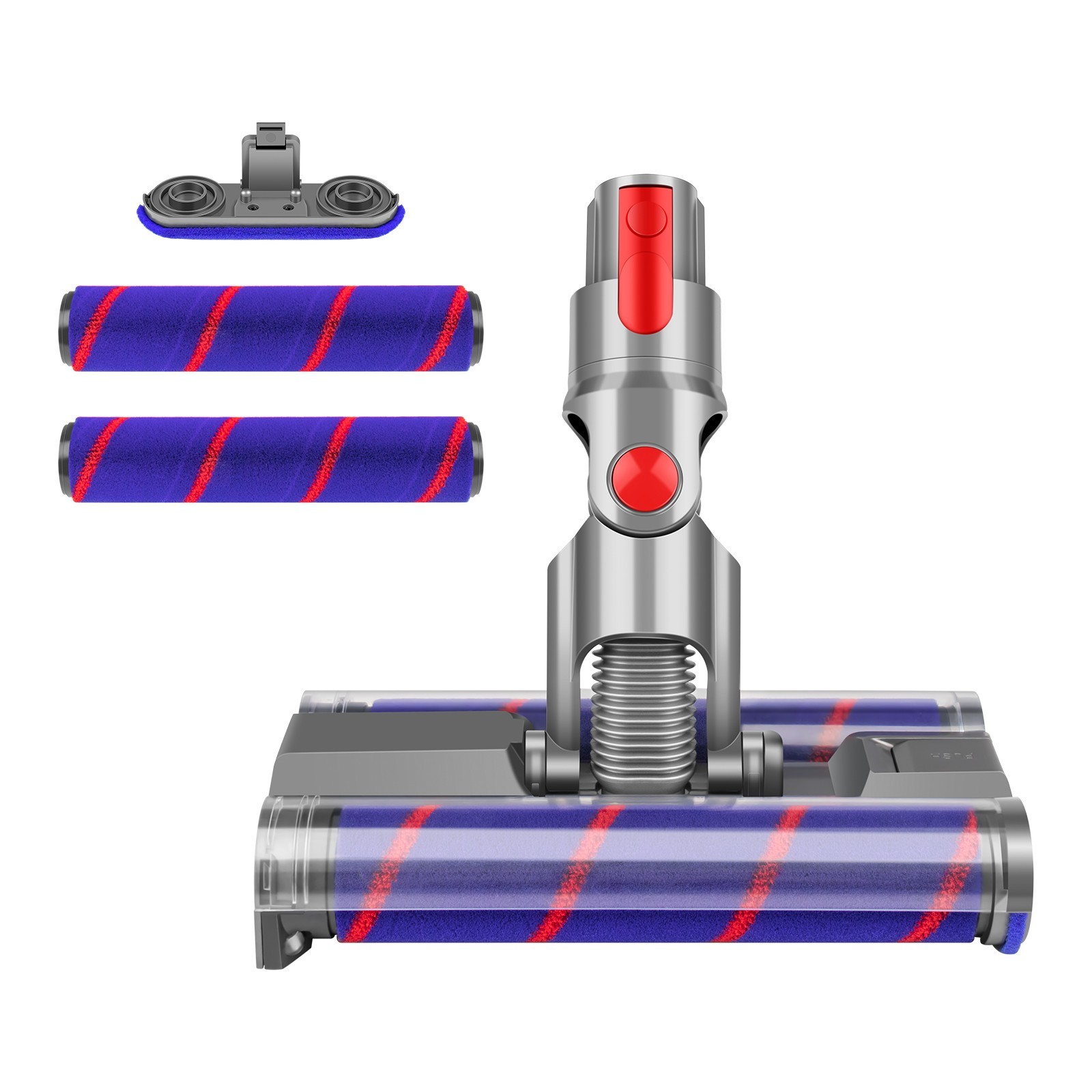 Soft Roller Brush Head for Dyson V7 V8 V10 V11 V15 Vacuum Cleaner with LED Light