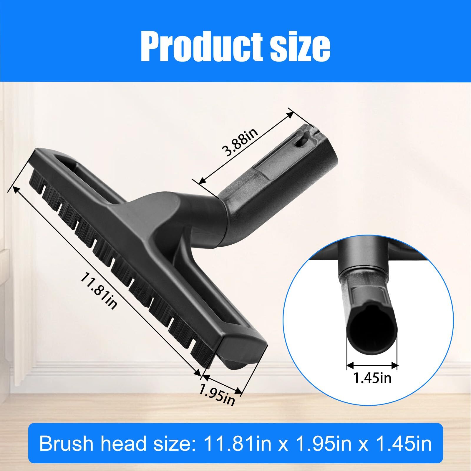 12-Inch Vacuum Floor Brush For Rainbow Vacuum Replacement Parts360°Swivel vac…