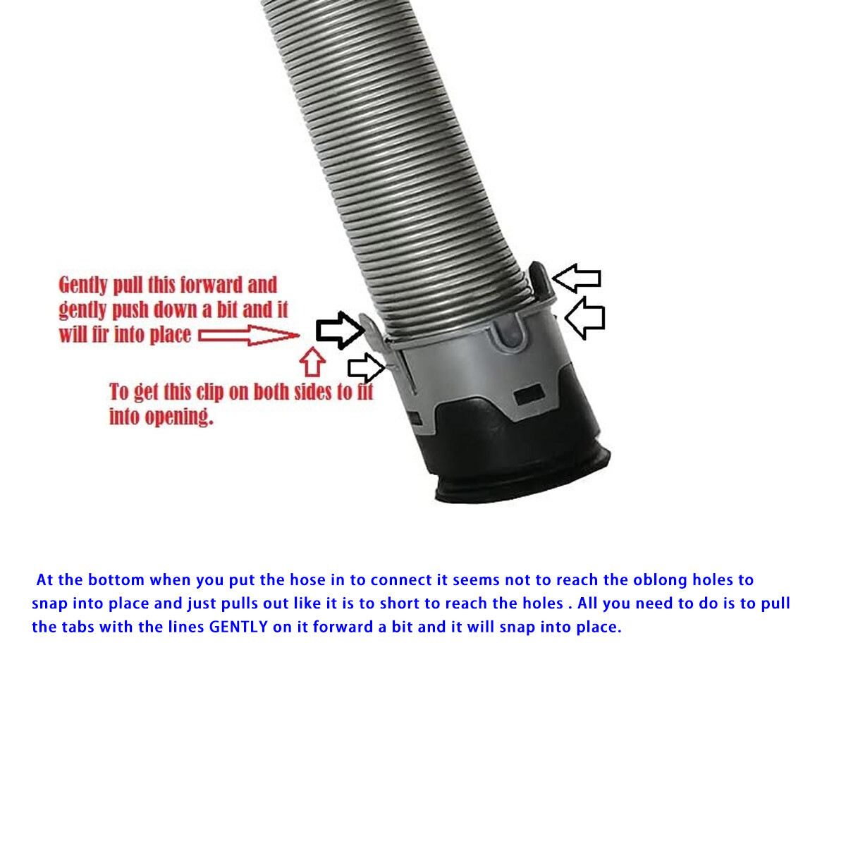 153FFJ Replacement Hose Handle for shark NV355, NV355C, NV355CFS, NV356E, NV356Q
