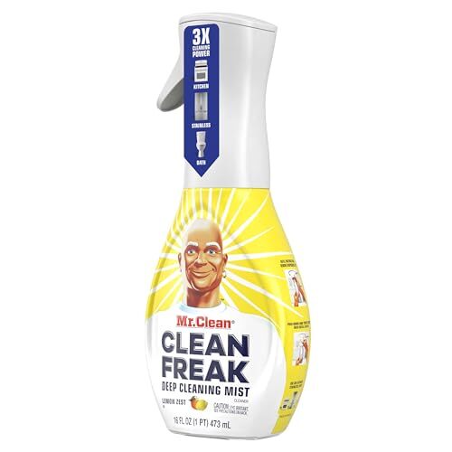 Mr Clean Clean Freak Multi Surface Cleaner Spray Pack of 4 Lemon Zest 16 Fl Oz