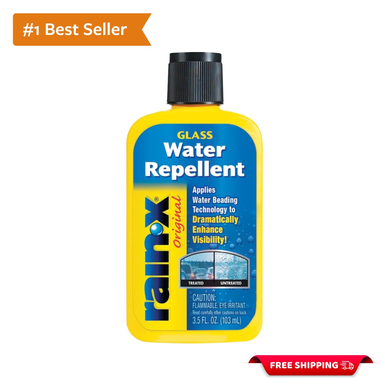 3.5 Oz. Streak-Free Windshield Treatment Spray for Ultimate Glass Protection