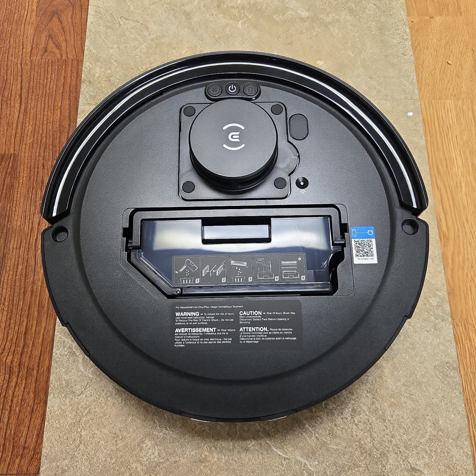 ECOVACS DEEBOT N20 PRO PLUS Robot Vacuum & Mop – Black OPEN BOX