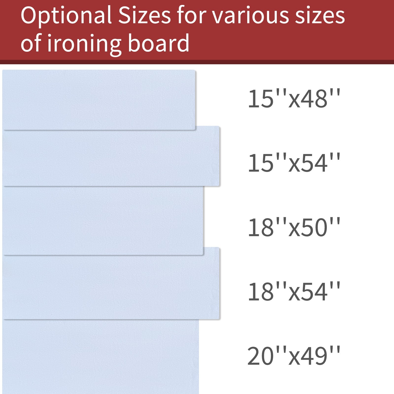 Slieton IRONING BOARD PADDING, EXTRA DENSE FELT MATERIAL X Large