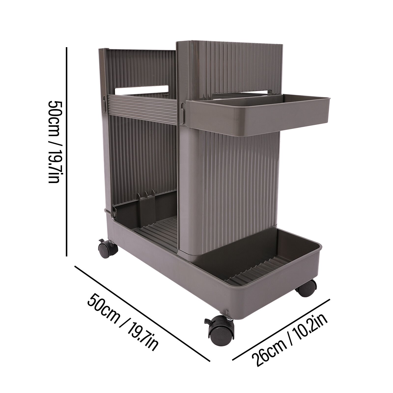 Multifunctional Storage Rack Home Gym Equipment Workout Equipment Storage Cart