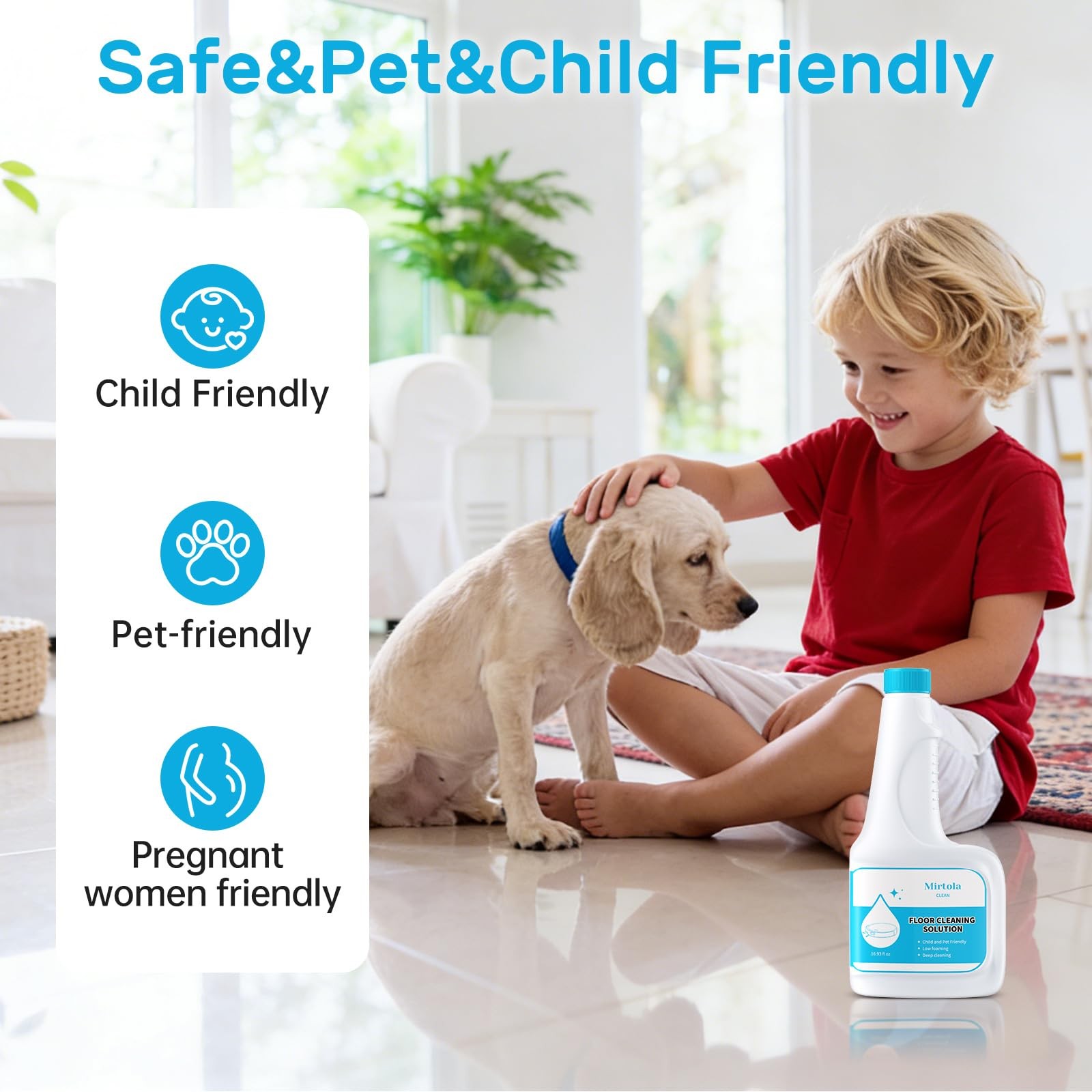 Floor Cleaning Solution, Dilution Ratio 1:200, Compatible with Eufy Cleaning …