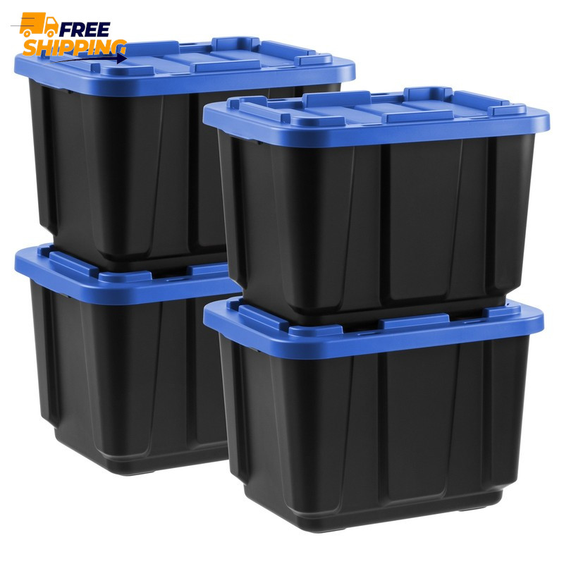 IRIS 12 Gal. Plastic Storage Bins with Lids, Latching Totes, Heavy Duty ✌️👍