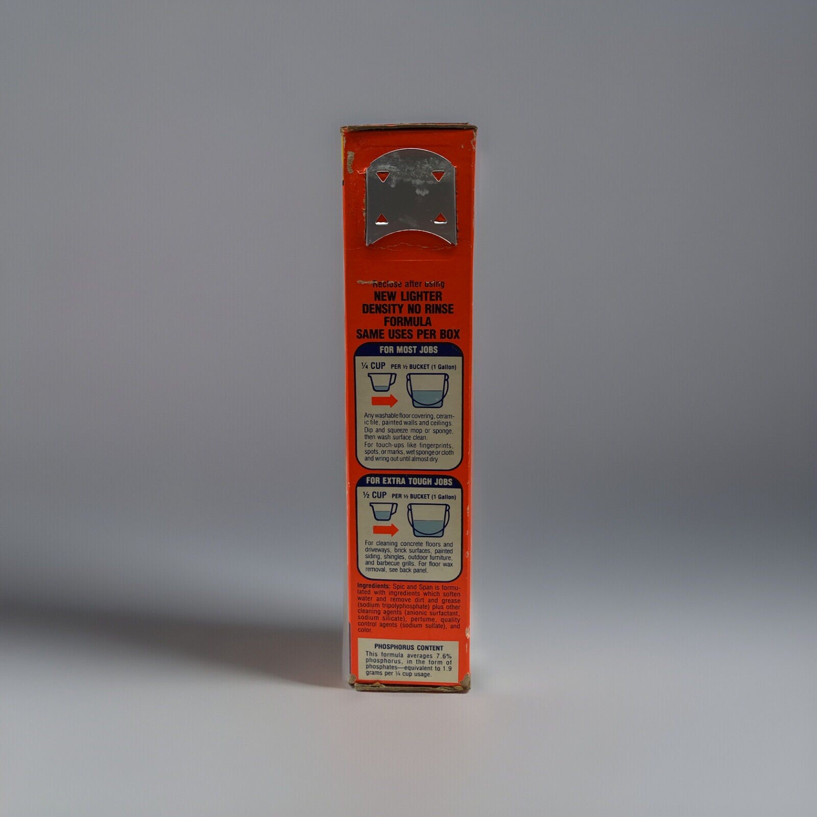 Vtg Spic and Span Giant size Movie Prop All Purpose Cleaner 27 Oz Box Empty