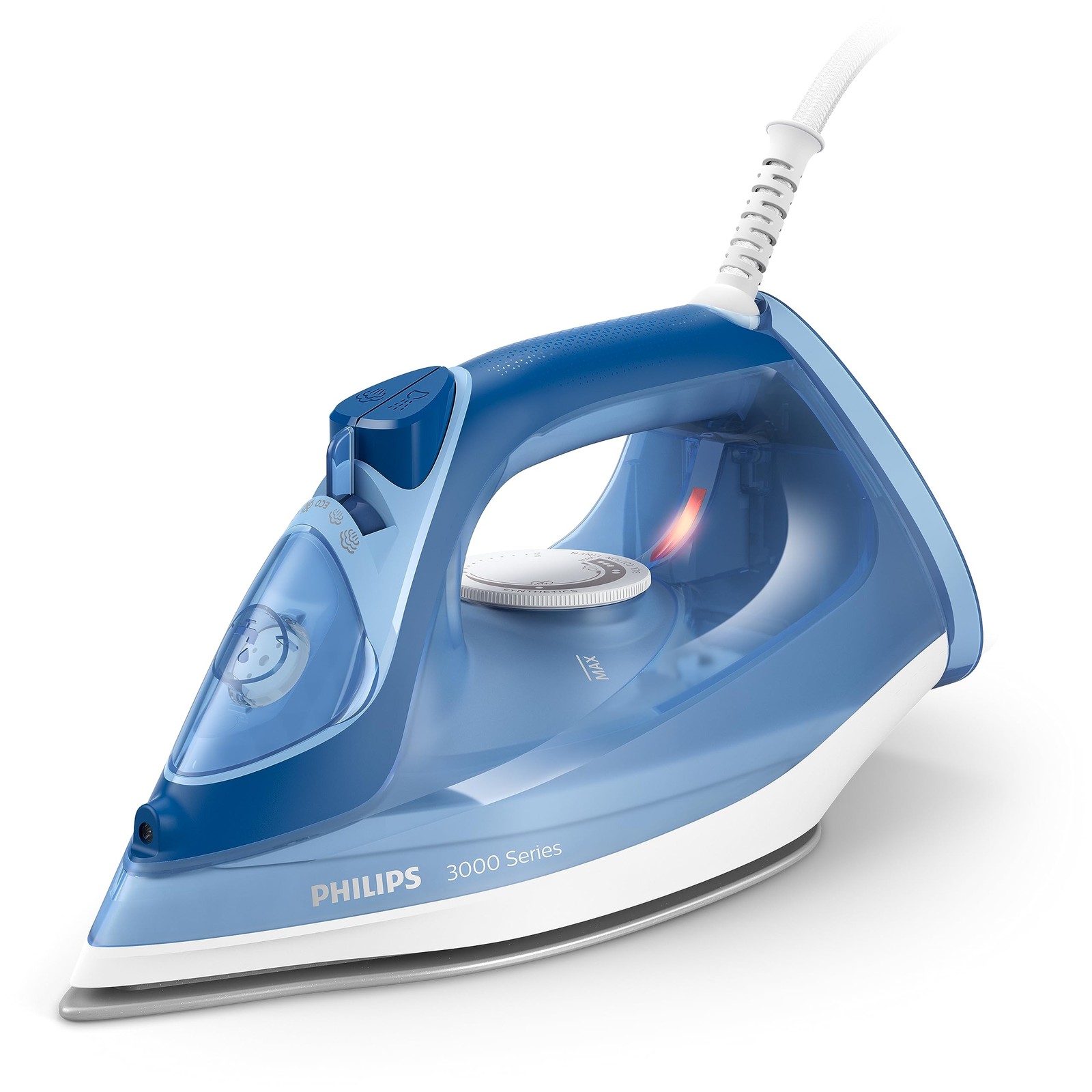 Philips Perfect Care 3000 Series Steam Iron – 1250 W power, 40 g/min continuo…