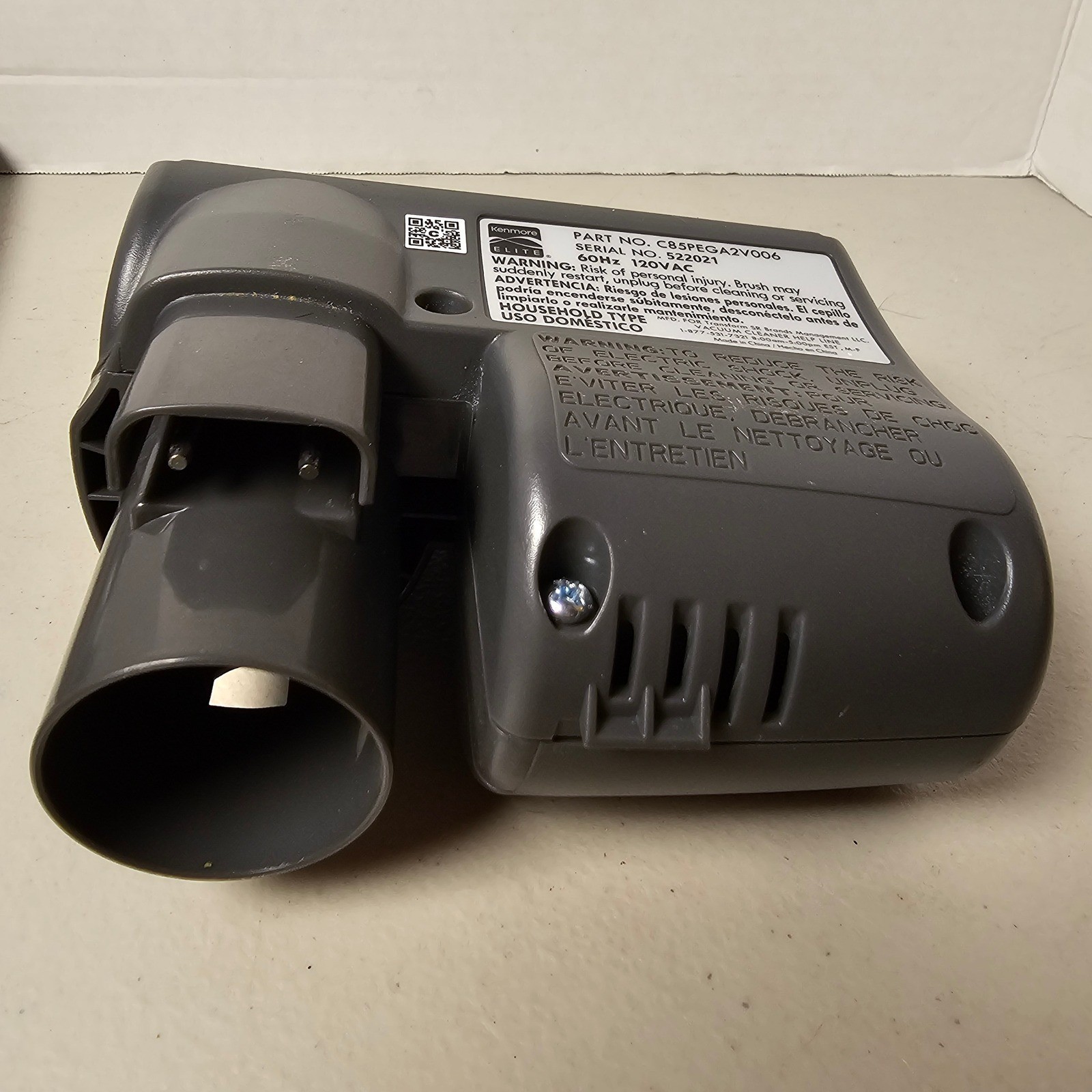 Kenmore Elite 700 Series PetPowerMate Vacuum Attachment Set Floor Dusting Brush
